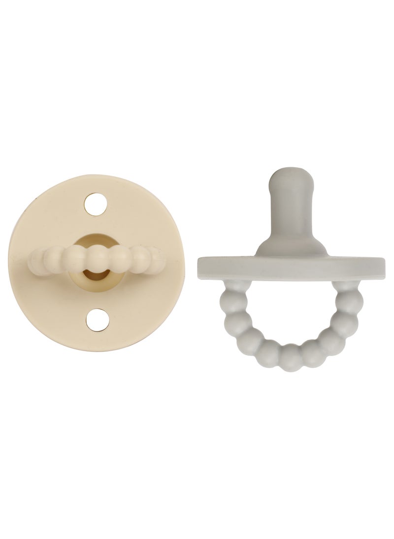 Sugar Sprinkle - Sugar Sprinkle - Earl grey Pacifier+ Vanilla Pacifier & Teether - Image 1