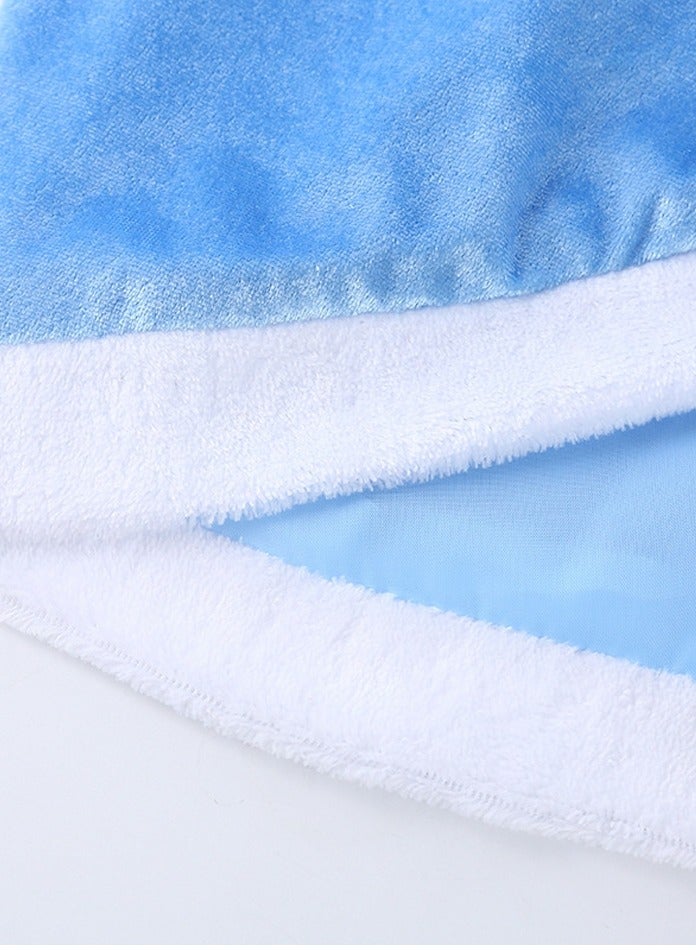 Loquat Princess Cape for Girls Hooded Cloak Cape Cute Costume for Girls Dress Up Blue - Image 3