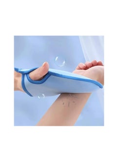 1 Piece Exfoliating Gloves and Gentle Massage Brush, Bath Body Scrubber Gloves, Dead Skin Remover, Deep Cleaning Towel, Unisex Shower Mitts, Use with Soap, Body Scrubs, or Shower Gel, Random Colors
