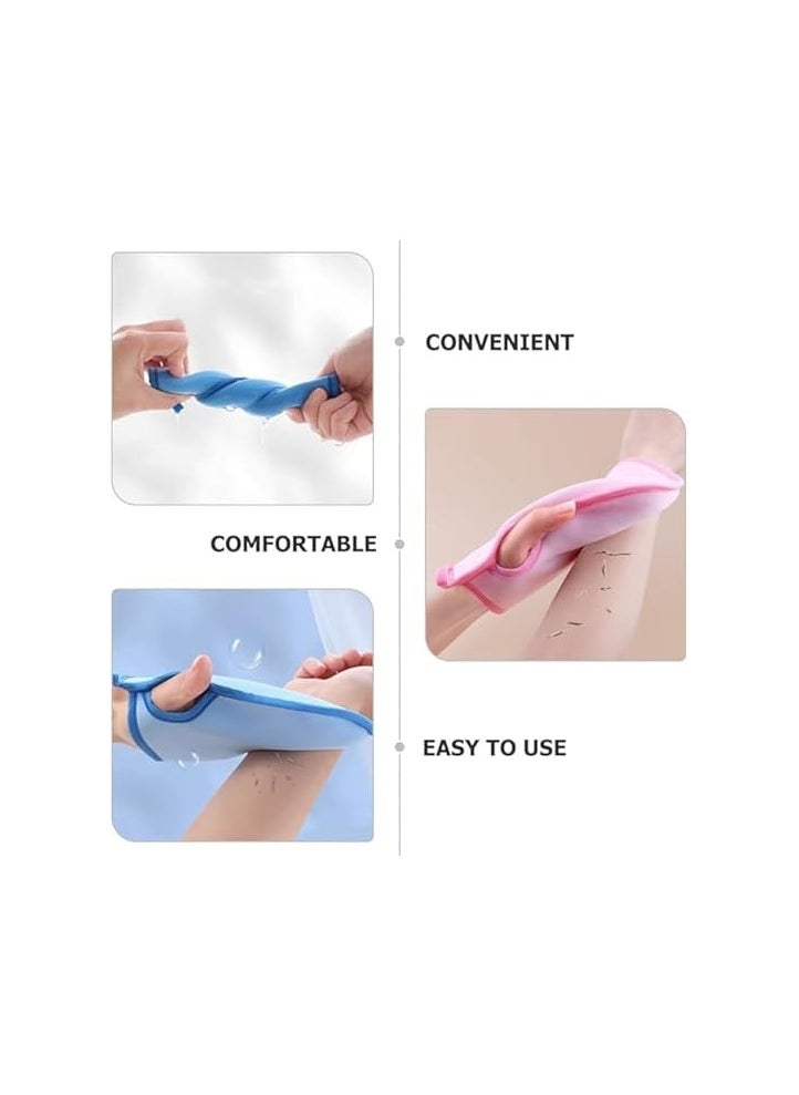 Generic - 1 Piece Exfoliating Gloves and Gentle Massage Brush, Bath Body Scrubber Gloves, Dead Skin Remover, Deep Cleaning Towel, Unisex Shower Mitts, Use with Soap, Body Scrubs, or Shower Gel, Random Colors - Image 1
