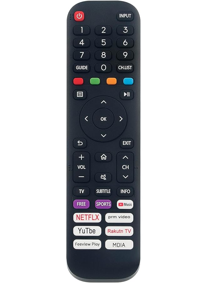 EN2AG30H Replacement Remote Compatible with Hisense TV 440A35EEVS 40A4GTUK 40A41GTUK 32A4GTUK 32A47GTUK 32A35EEVS 40A42GTUK 32A41GTUK - Image 1