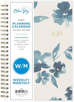 2023 Weekly And Monthly Planner January December 12.7 Cm X 20.3 Cm Frosted Cover Wirebound Bakah Blue 142083 - pzsku/Z01FA626BB9360FD60FEDZ/45/_/1722498499/2dbc60fc-1e0f-4bc5-8187-37595a2c94b6