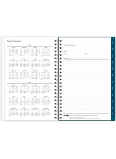 2023 Weekly And Monthly Planner January December 12.7 Cm X 20.3 Cm Frosted Cover Wirebound Bakah Blue 142083 - pzsku/Z01FA626BB9360FD60FEDZ/45/_/1722498503/82d7cb81-1c4a-4629-8c95-31d9180cb116