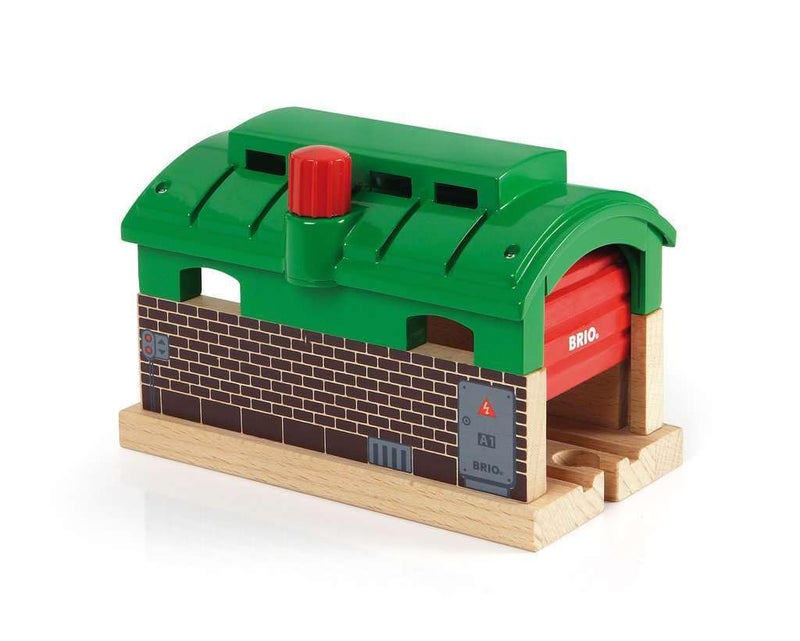 BRIO World 33574  Train Garage  1 Piece Wooden Toy Train Accessory for Kids Age 3 and Up - Image 3