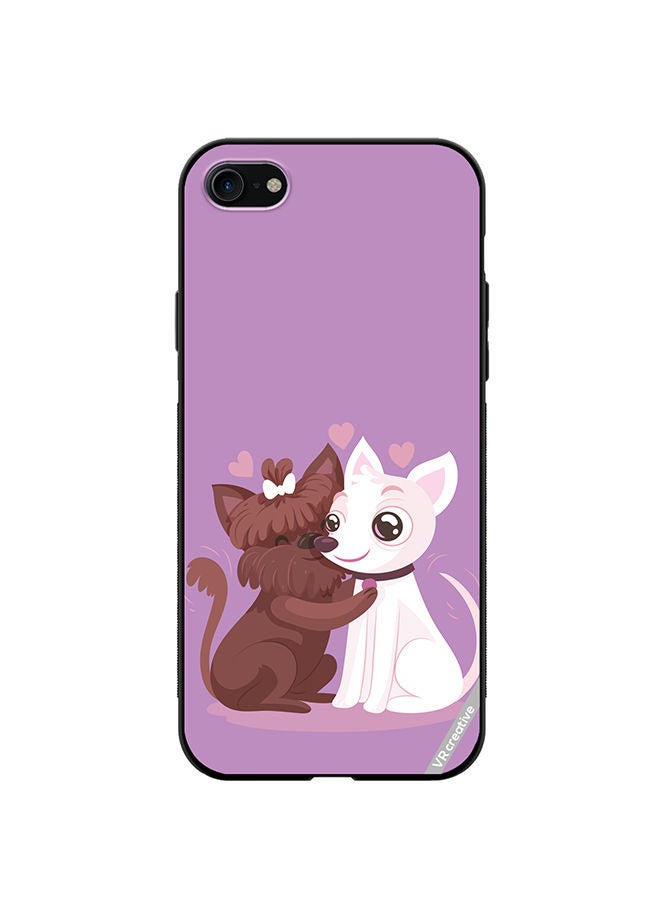 VR CREATIVE Protective Case Cover For Apple iPhone SE (2022) Love Bear Design Multicolour - Image 1