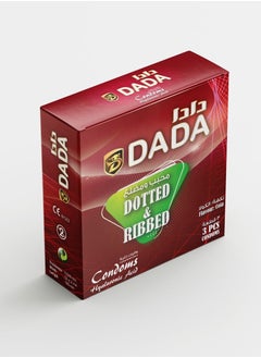 Dada Dada Condoms Dotted & Ribbed 3's  - Image 1