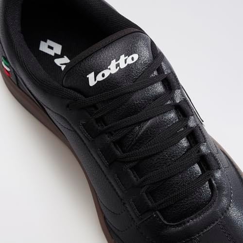 Lotto Men Brasil Select Urbano Black Sneakers - Image 5