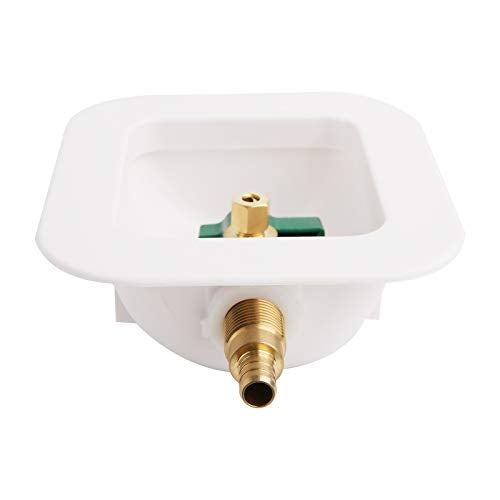 Watflow Ice Maker Outlet Box Without Water Hammer ArrestorPEX Connection 14Turn Ball Valve - Image 3