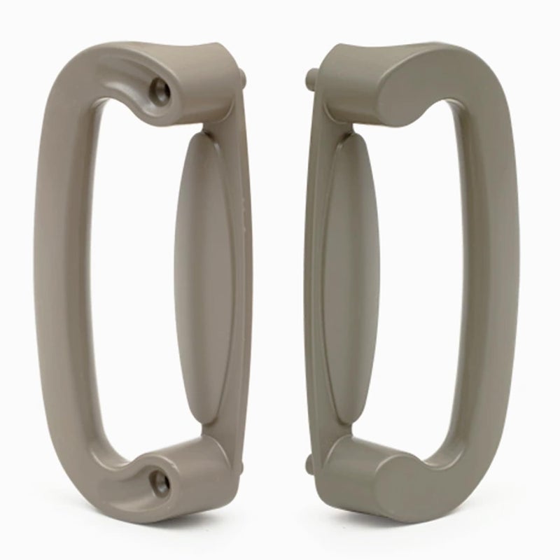 N8LokNLok Gliding Patio Door Dummy Pull Handles Compatible with Andersen Tribeca Style OEM Part 2562035 2573603 2573605 512 Hole Centers NonHanded Stone Diecast - Image 2