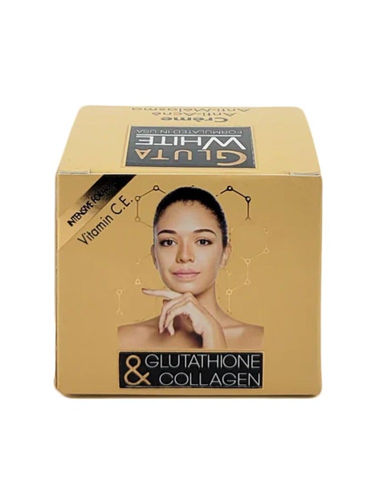 Gluta White GLUTATHIONE &COLLAGEN LOTION +ANTI ACNE CREAM+CREAM+SOAP (SET OF4) - Image 4