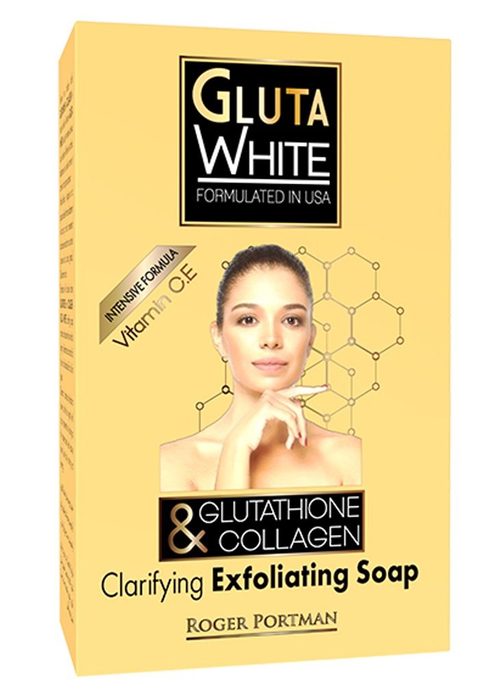 Gluta White GLUTATHIONE &COLLAGEN LOTION +ANTI ACNE CREAM+CREAM+SOAP (SET OF4) - Image 5