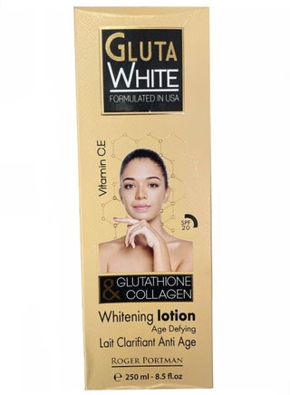 Gluta White GLUTATHIONE &COLLAGEN LOTION +ANTI ACNE CREAM+CREAM+SOAP (SET OF4) | Best Price Bahrain