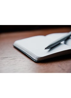 Uma Retractable Metal Ballpoint Pen With Stone Look And Touch From UMA Made In Germany Light Grey  - Image 2