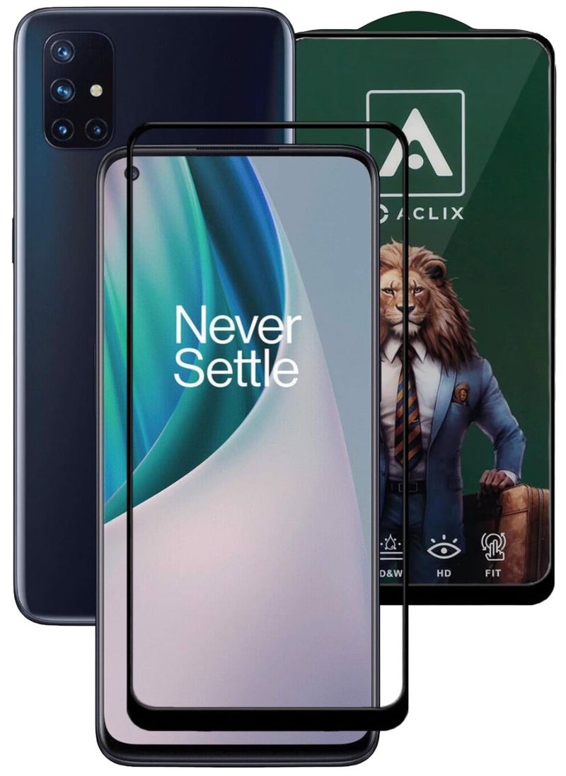 ACLIX Antistatic ESD Dustproof Premium Quality High Definition Tempered Glass Screen Protector Designed For OnePlus Nord N10 5G - Image 1