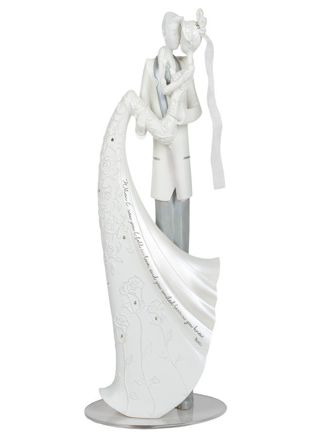 Roman Language of Love "The Kiss" Cake Topper, 9-Inch - Image 1