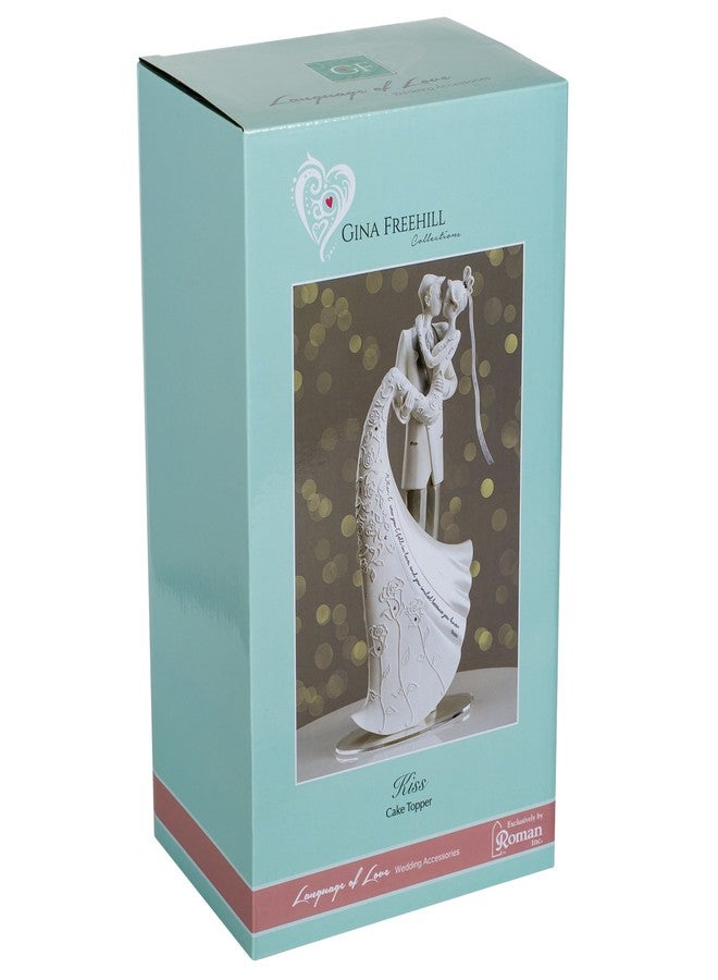 Roman Language of Love "The Kiss" Cake Topper, 9-Inch - Image 2