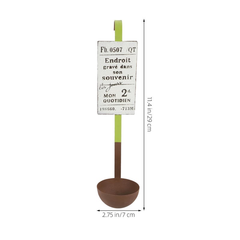 Iron Railing Hanging Flower Pot Spoon Shape Planter Box For Balcony Garden Indoor Outdoor Decor - Image 2