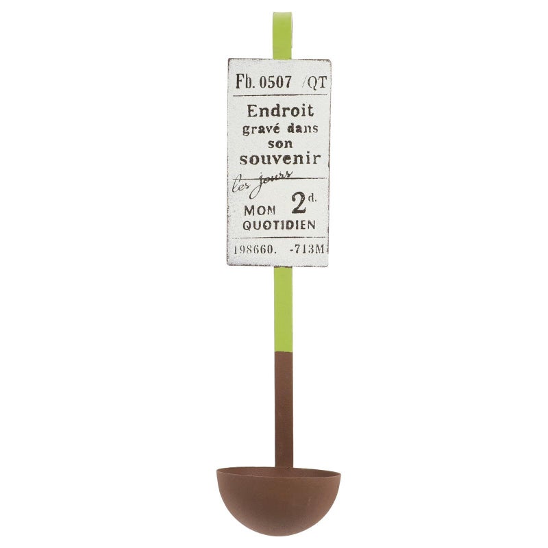 Iron Railing Hanging Flower Pot Spoon Shape Planter Box For Balcony Garden Indoor Outdoor Decor - Image 1
