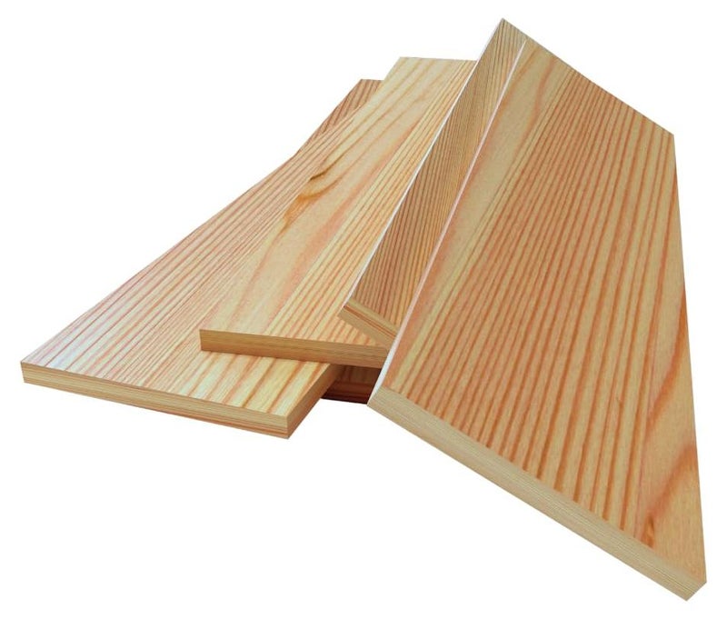 Timberz ألواح خشب الصنوبر الطبيعية | 10 قطع من ألواح خشب الصنوبر المستطيلة الطبيعية للفنون والحرف - 20 سم لوح خشب صنوبر مستطيل - Image 1