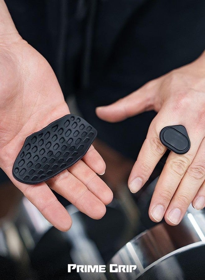 LOCKET Workout Grips for Weightlifting Non Slip Pull Up Deadlift Training Hand Grips Wrist Support Pads for Men and Women Gym Strength Training Accessories Standard - Image 2