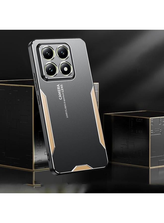 erorex Case For Xiaomi 14T Pro Blade Series TPU Hybrid Metal Phone Case - Image 3