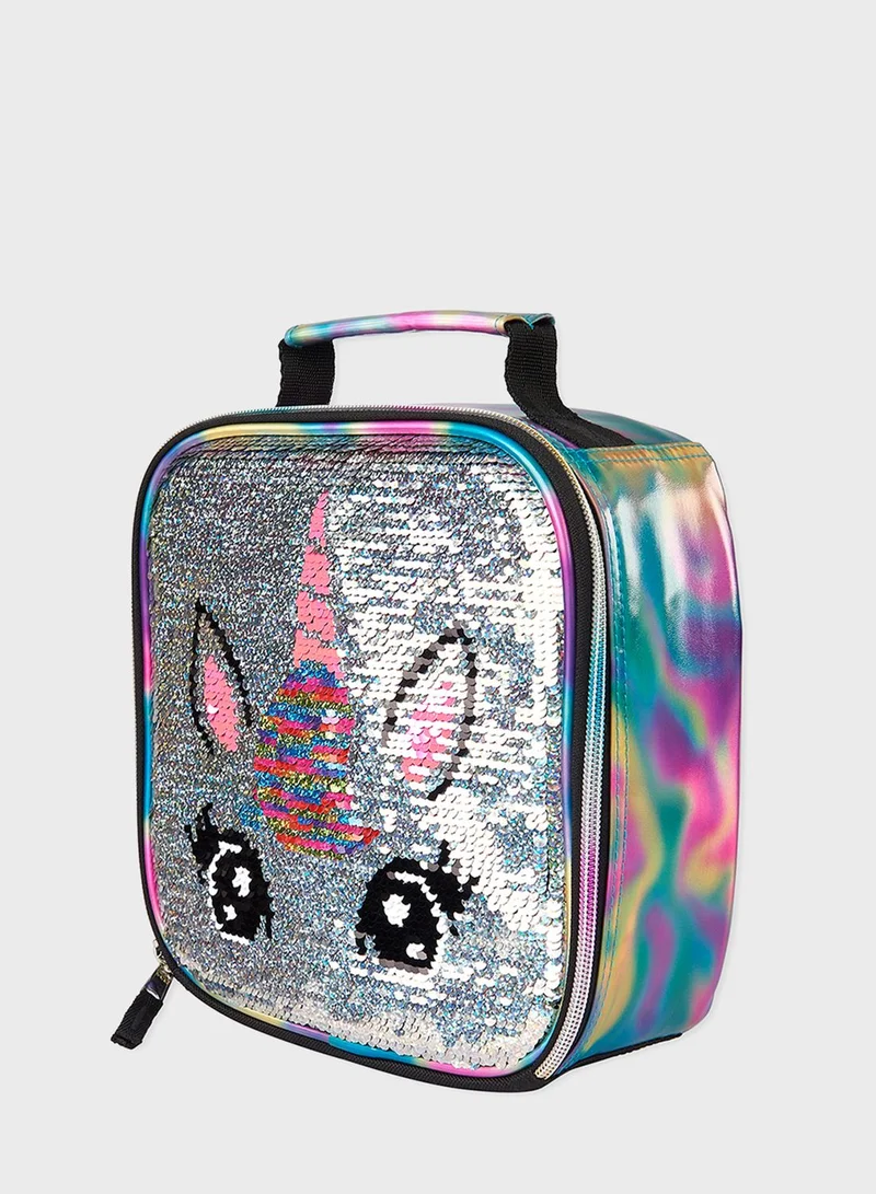 THE CHILDRENS PLACE Unicorn Flip Sequin Lunch Bag