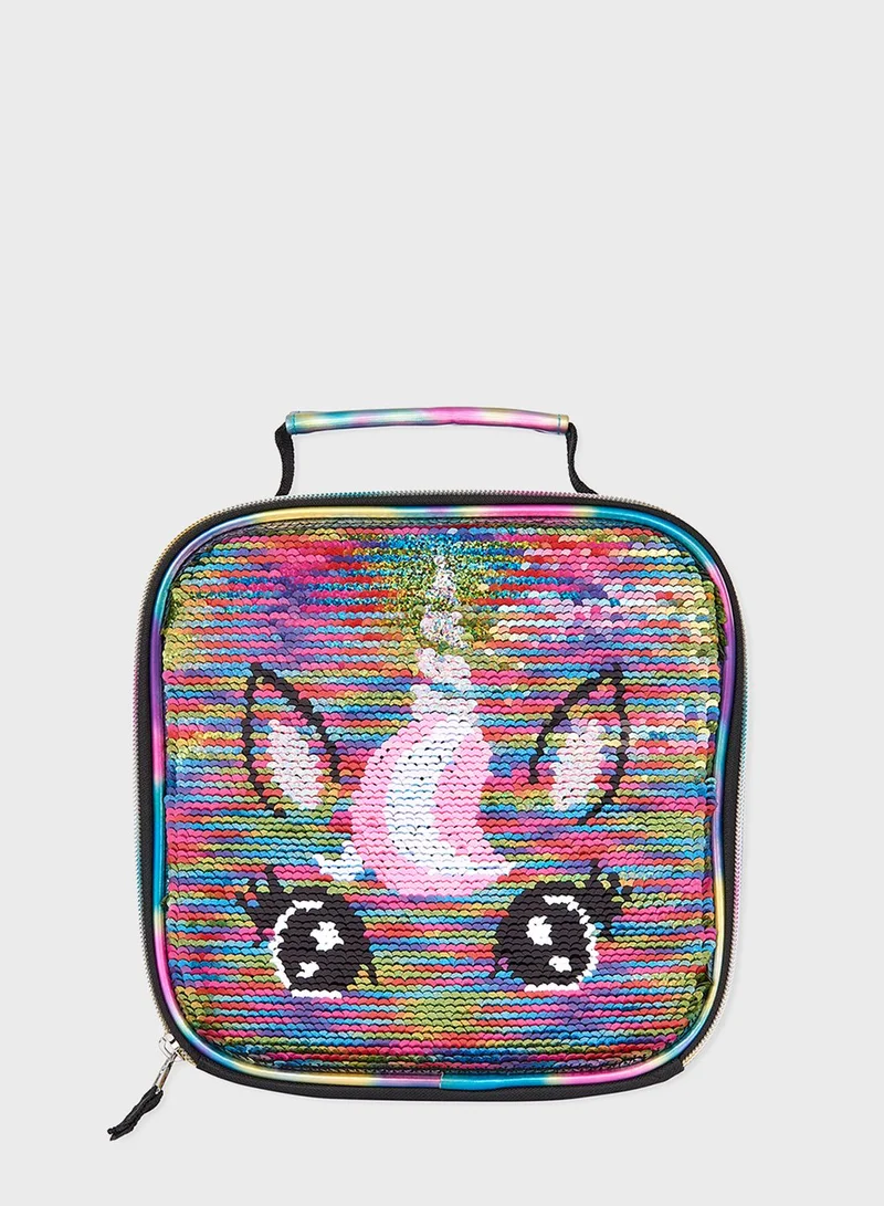 THE CHILDRENS PLACE Unicorn Flip Sequin Lunch Bag