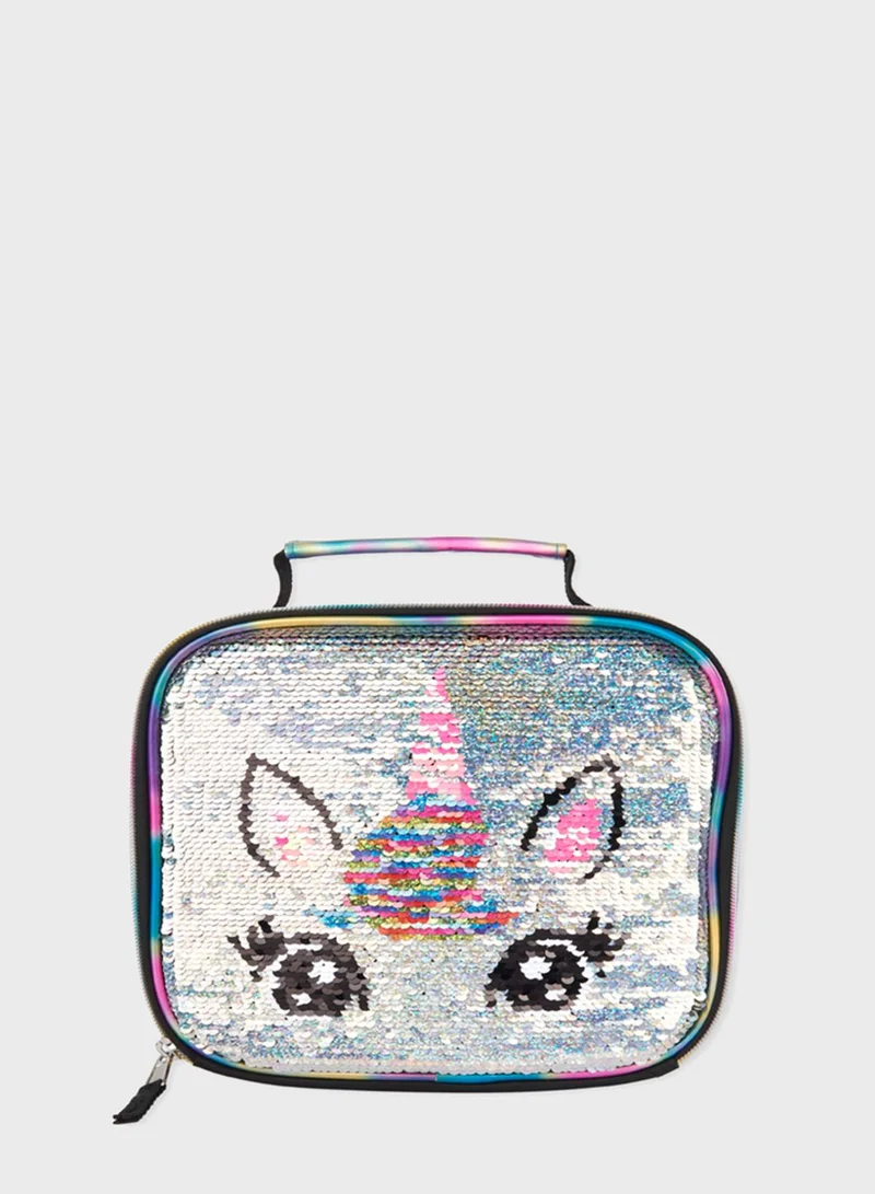THE CHILDRENS PLACE Unicorn Flip Sequin Lunch Bag