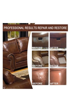 Excefore Advanced Leather Repair Gel Kit for Cars, Advanced Leather Repair Gel, Leather Repair Kit, Restorer of Your Furniture, Car Seat, Couches, Sofa (2 * 40ml Walnut)  - Image 4