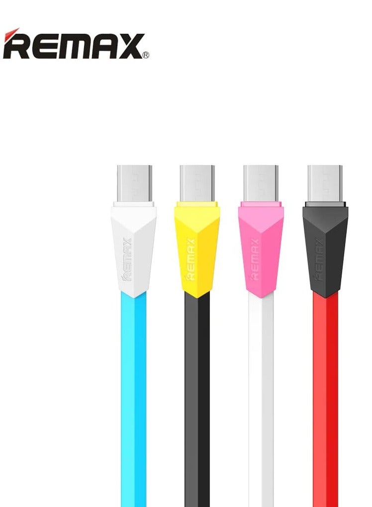 ريماكس كابل بيانات سلسلة Alien كابل بيانات Micro-USB لشحن الهاتف المحمول، كابل بيانات متين يعمل بنظام Android بطول 1 متر RC-030m، وردي - Image 2