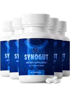IDEAL PERFORMANCE IDEAL PERFORMANCE Synogut Pills Dietary Supplement for Gut Health (5 Bottles) 