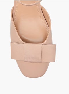 Celeste Women's Bow Accent Sandals with Buckle Closure and Block Heels  - Image 4