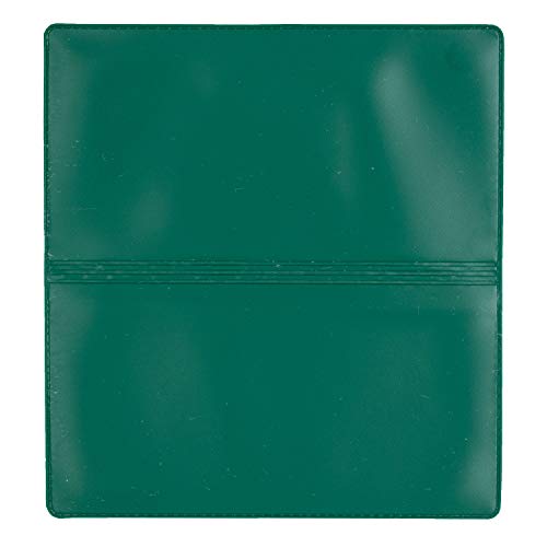 CAROUSELCHECKS Forest Green Vinyl Checkbook Cover, Top Tear Personal Vinyl Checkbook Cover - Image 4