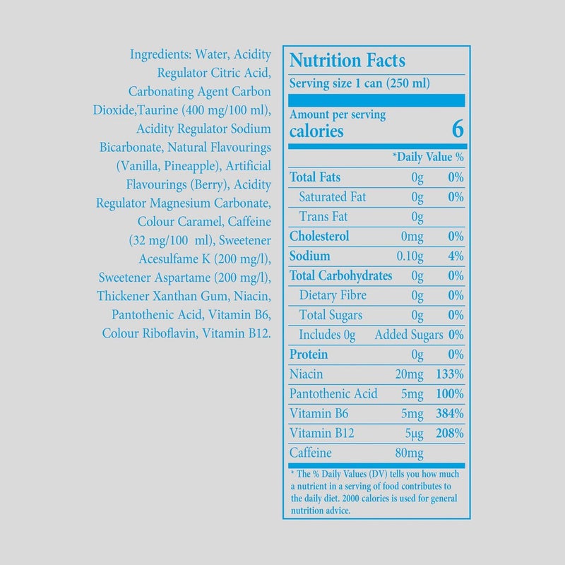 Red Bull Energy Drink, Sugar Free, 250 ml (24 Pack) - Image 3