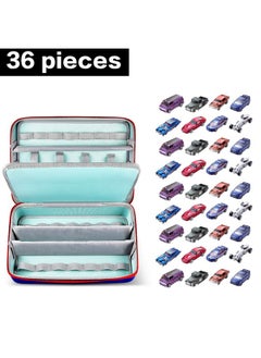 جي دبليز كايس حقيبة تنظيم سيارات الألعاب متوافقة مع سيارات Hot Wheels/لسيارات Matchbox. حقيبة حمل وحامل تخزين مناسبة لسيارات Hotwheels/لسيارات Mini Model المصبوبة (الصندوق فقط)  - Image 2