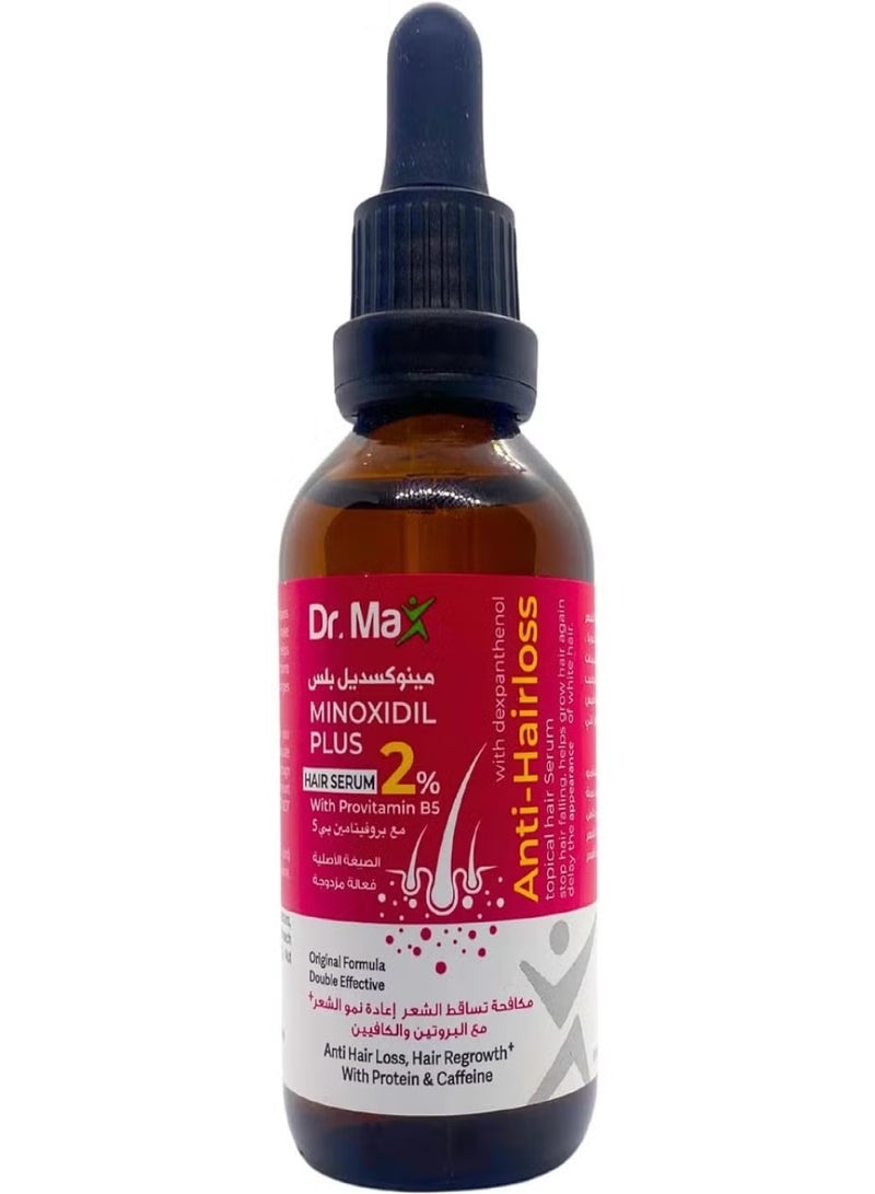 Dr. Max Minoxidil Plus 2% Hair Serum With Provitamin B5  60 ml