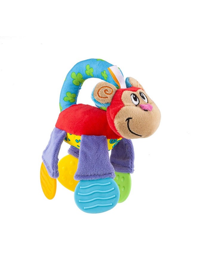 Nuby - Floppers Plush Teether Monkey - Image 1
