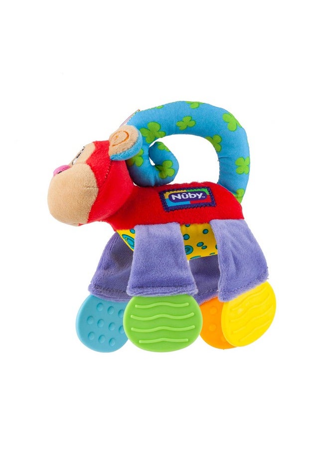 Nuby - Floppers Plush Teether Monkey - Image 1