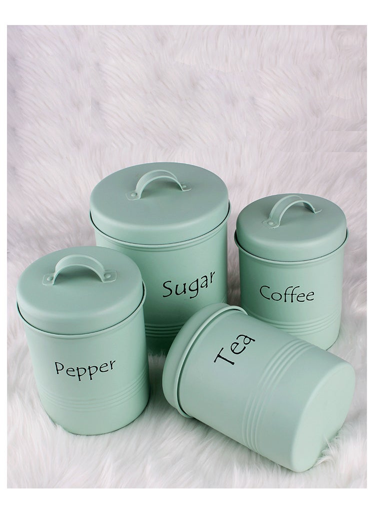 Generic - A set of sugar, tea and coffee storage jars with a unique and perfect design - Image 1