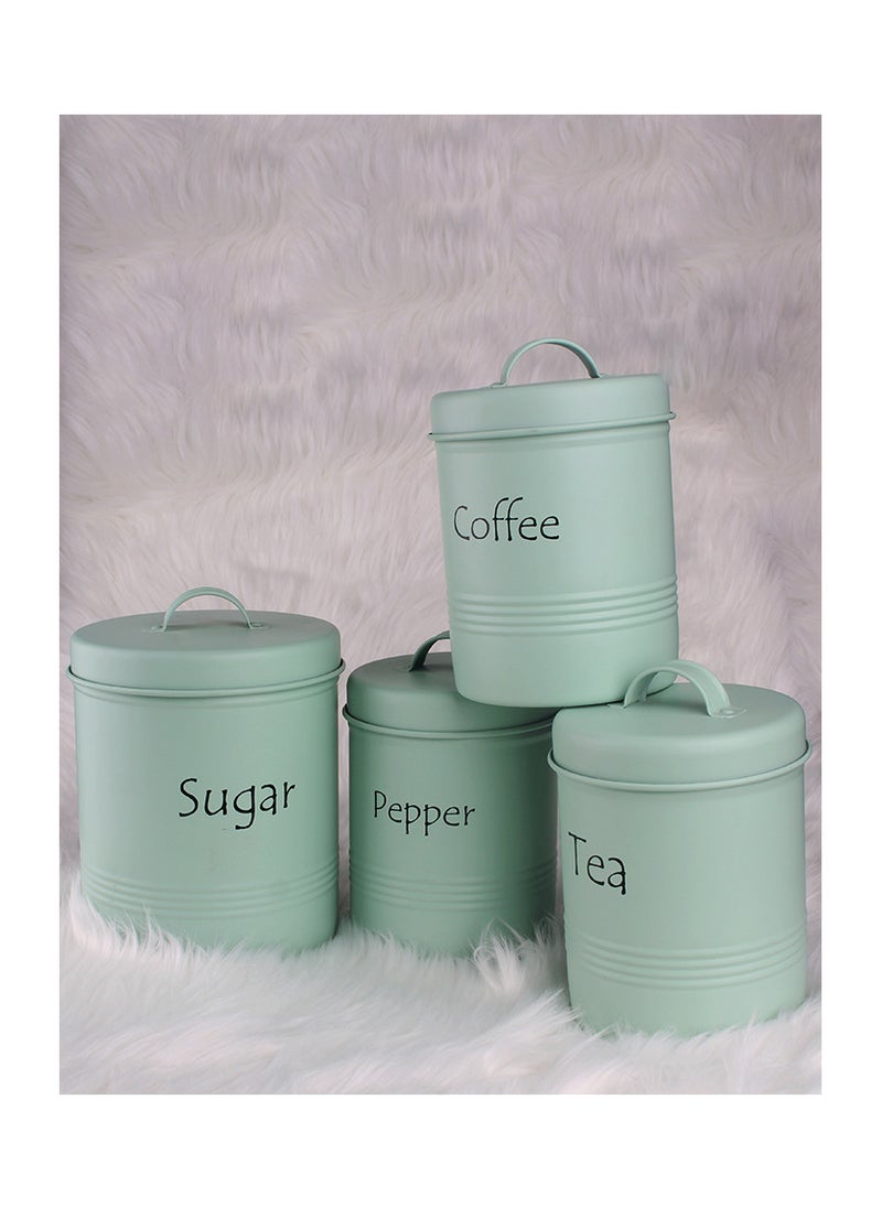 Generic - A set of sugar, tea and coffee storage jars with a unique and perfect design - Image 1