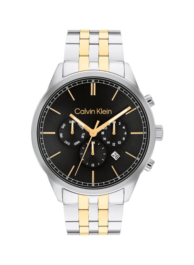CALVIN KLEIN ساعة يد رجالية من الستانلس ستيل بعقارب دائرية الشكل 25200380 - 44 ملم - Image 3