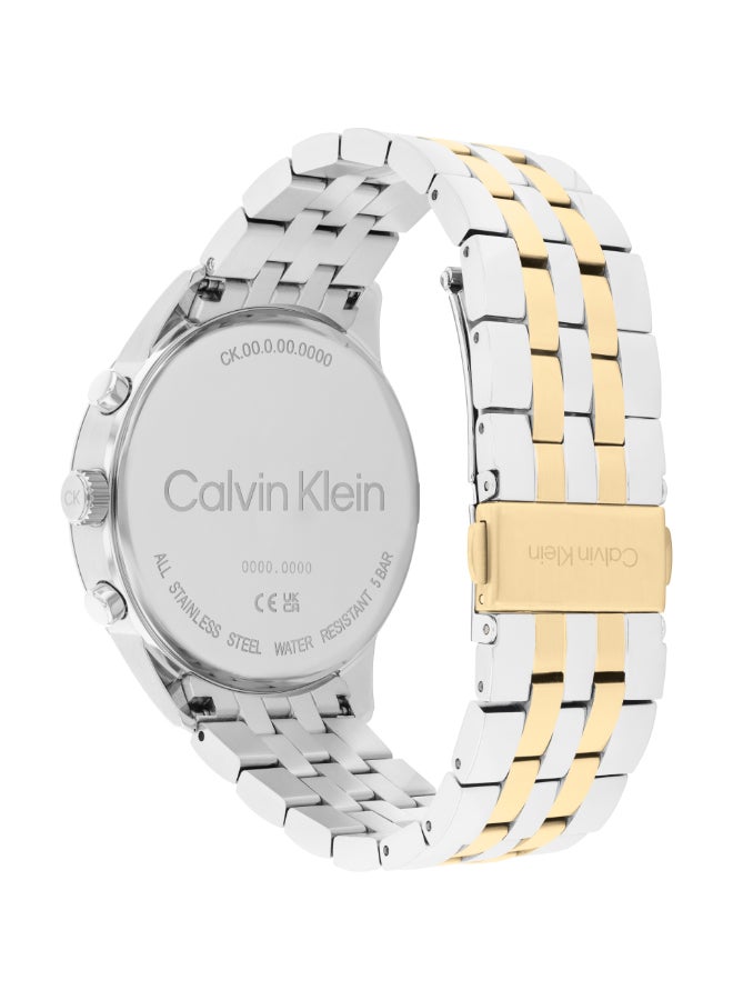 CALVIN KLEIN ساعة يد رجالية من الستانلس ستيل بعقارب دائرية الشكل 25200380 - 44 ملم - Image 2