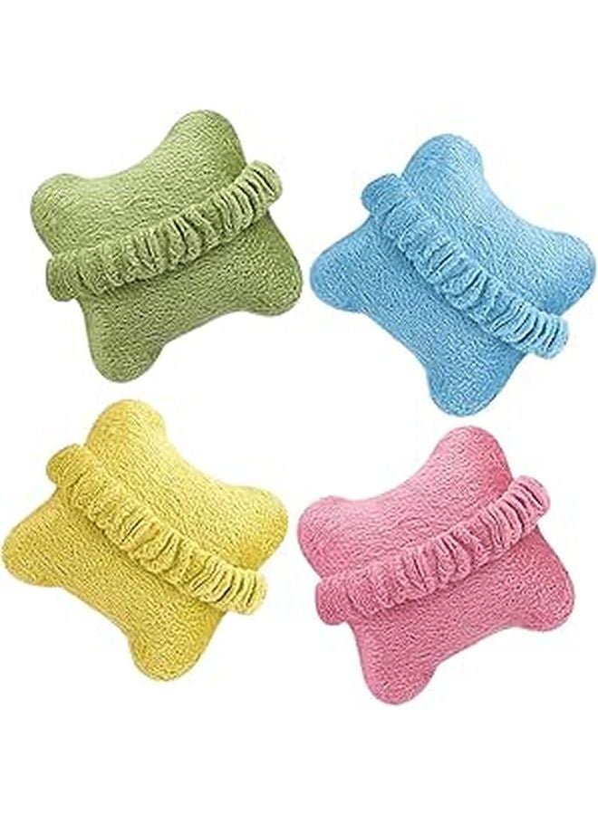 4Pcs Ergonomic Mouse Wrist Rest Pads Soft Cushion Support for Office Gaming Pink Blue Yellow Green - Image 1