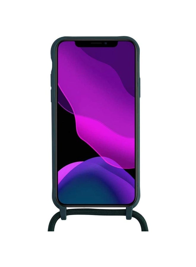 Crossbody Case Compatible With Samsung Galaxy A14 5G Shell With Adjustable Neck Cord Lanyard Strap Soft Silicone Red - Image 2