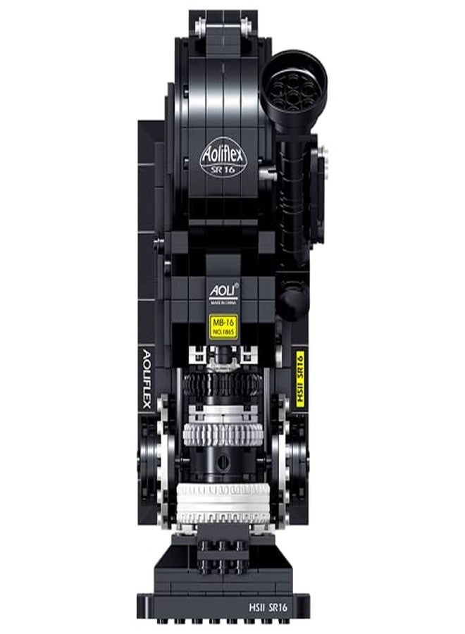 أن.سي كاميرا NC Uvini، ألعاب STEM DIY، مجموعة مكعبات بناء، أفضل هدية للبالغين والمراهقين، نموذج قابل للتجميع، كاميرا قديمة الطراز قابلة للبناء، 608 قطعة - Image 5