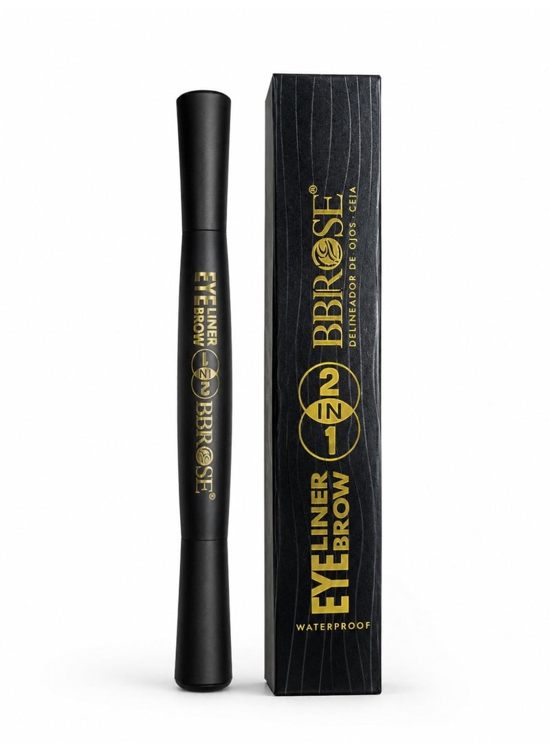 BBROSE 2 IN 1 EYELINER - EYEBROW WATERPROOF 1.5g - Image 4