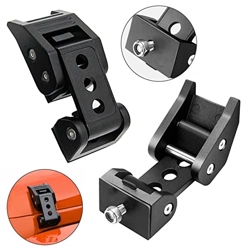 Brangstak Stainless Steel Latch Hood Capture Kit for 2007-2018 Jeep Wrangler JK JKU and 2018-2022 Jeep Wrangler JLJLU Gladiator 2-Door and 4-Door (Black) - Image 3