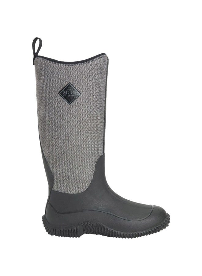 Muck Boot Women's Hale Snow Boot, Black W Fuzzy Herringbone, 42 EU - Image 1