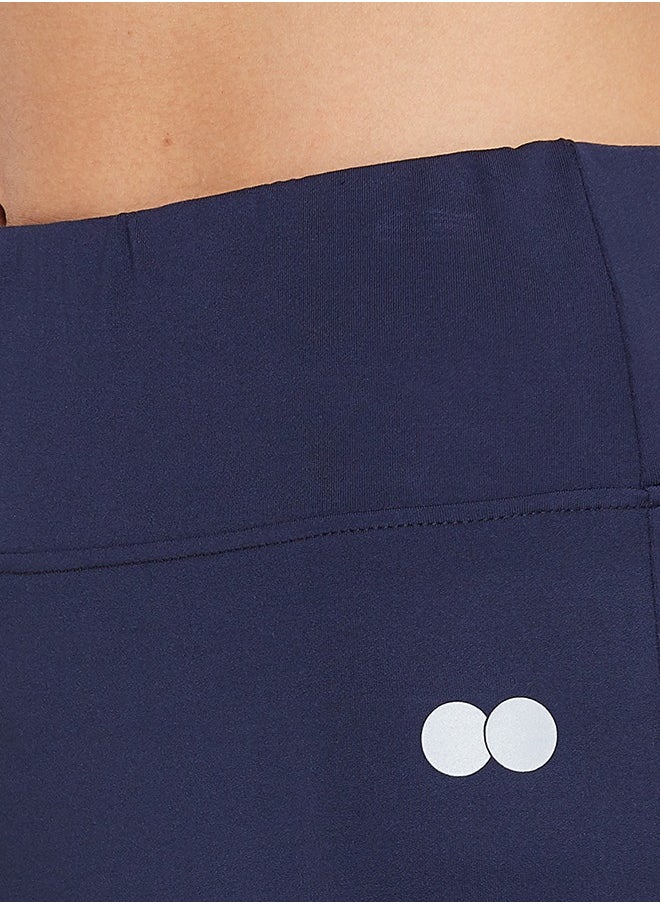 Clovia - Clovia Activewear Ankle Length Tights in Navy - Image 1