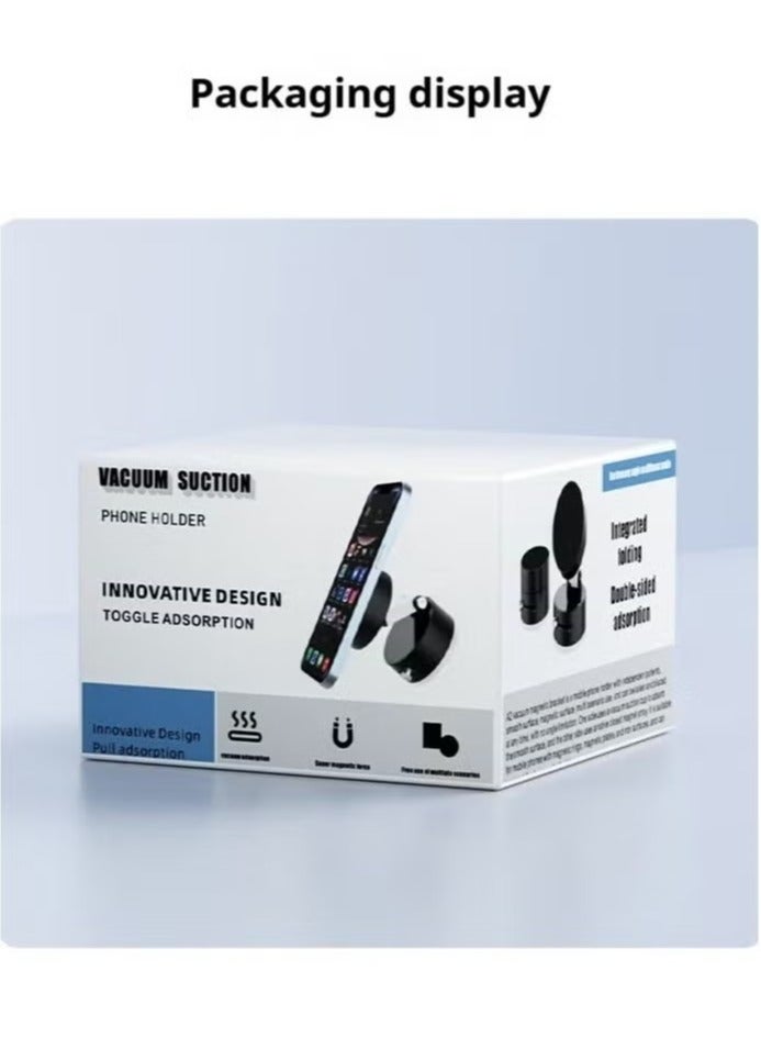 MIGOFAST Vacuum Suction Magnetic Car Phone Holder Magnetic Car Phone Holder For Car Dashboard Truck Windshield Table Suitable For Tablets Smartphones Flat Universal Magnetic Kit - Image 3